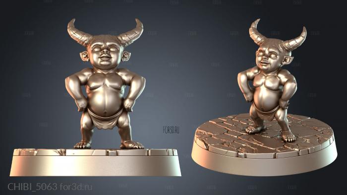 CHIBI_5063 stl model for CNC