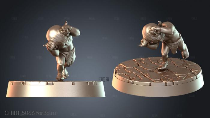 CHIBI_5066 stl model for CNC