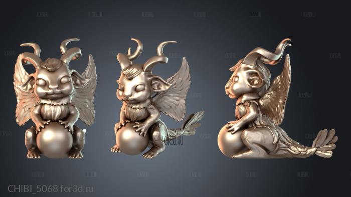CHIBI_5068 stl model for CNC