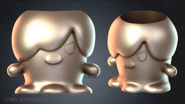 CHIBI_5074 stl model for CNC