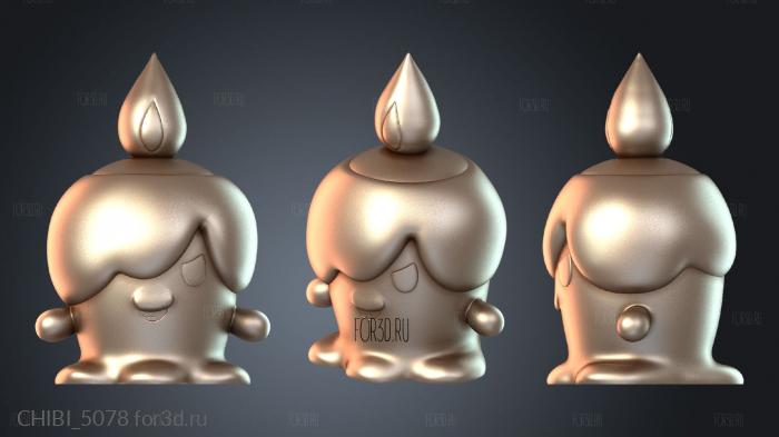 CHIBI_5078 stl model for CNC