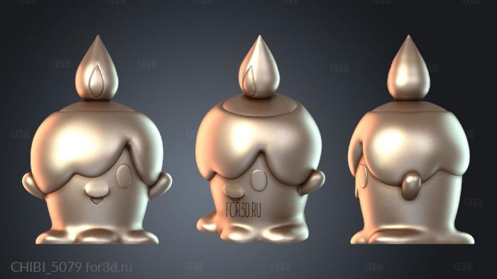 CHIBI_5079 stl model for CNC