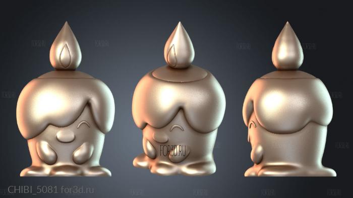 CHIBI_5081 stl model for CNC
