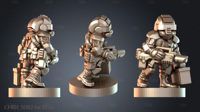 CHIBI_5082 stl model for CNC