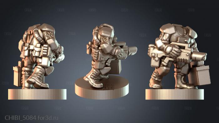 CHIBI_5084 stl model for CNC