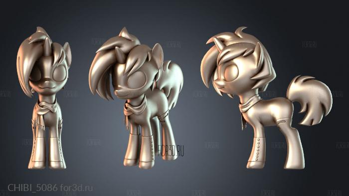 CHIBI_5086 stl model for CNC