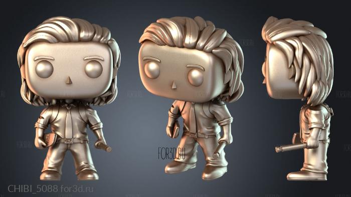 CHIBI_5088 stl model for CNC