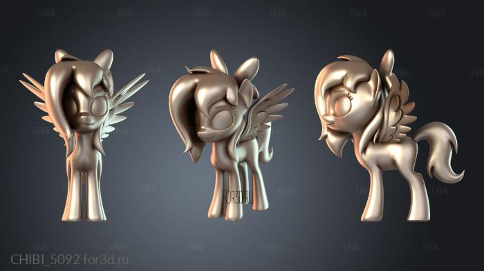 CHIBI_5092 stl model for CNC