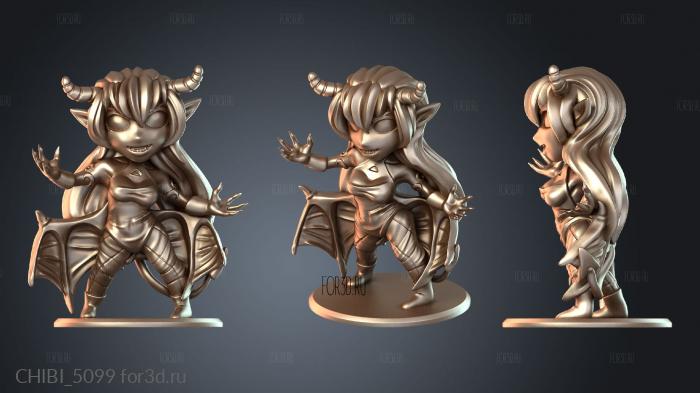 CHIBI_5099 stl model for CNC