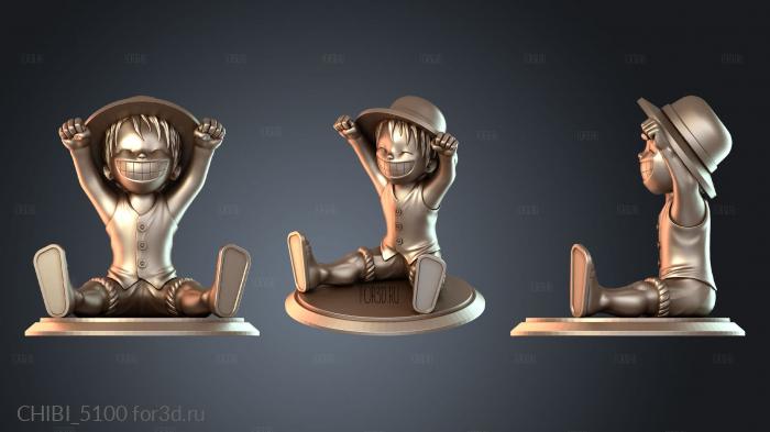 CHIBI_5100 stl model for CNC