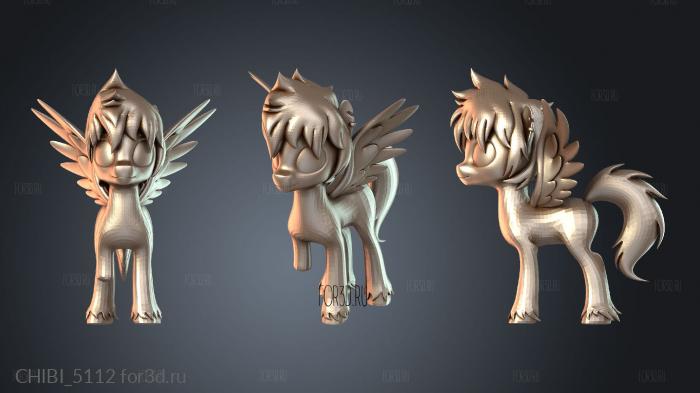CHIBI_5112 stl model for CNC