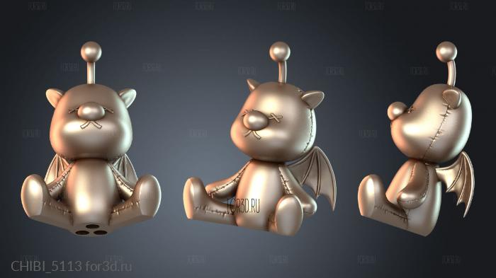 CHIBI_5113 stl model for CNC