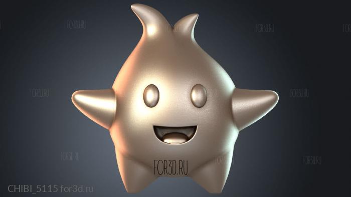 CHIBI_5115 stl model for CNC