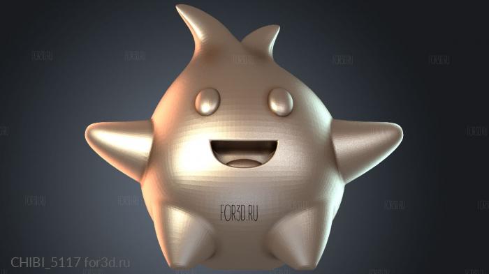 CHIBI_5117 stl model for CNC