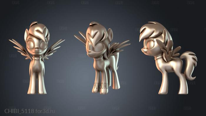 CHIBI_5118 stl model for CNC
