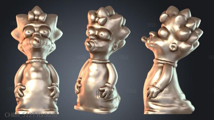 CHIBI_5127 stl model for CNC