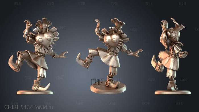 CHIBI_5134 stl model for CNC