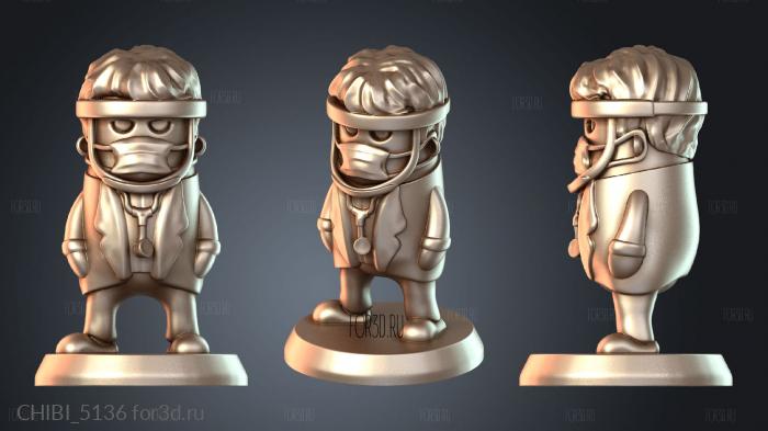 CHIBI_5136 stl model for CNC