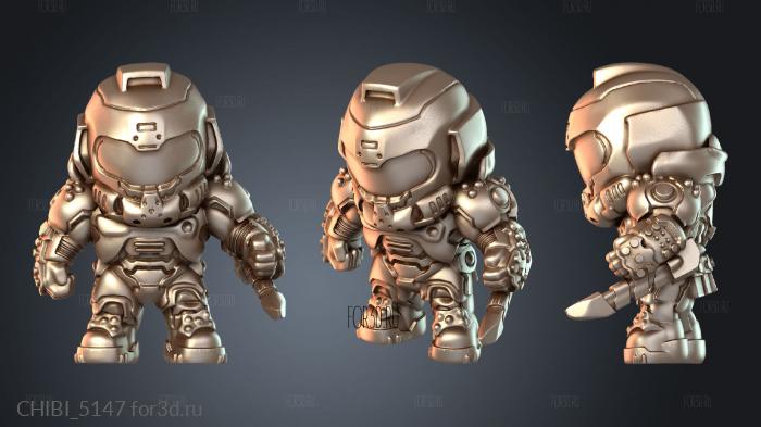 CHIBI_5147 stl model for CNC