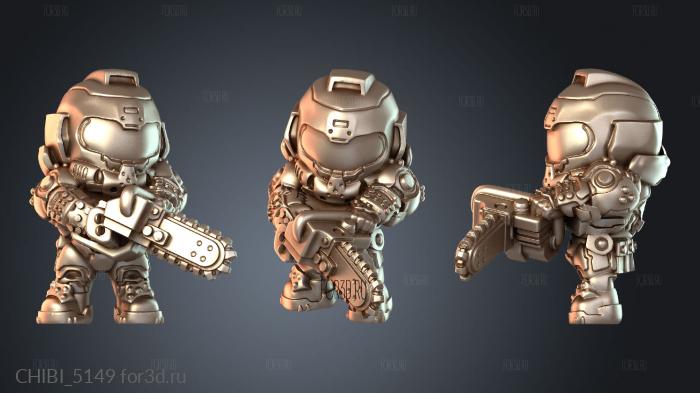 CHIBI_5149 stl model for CNC