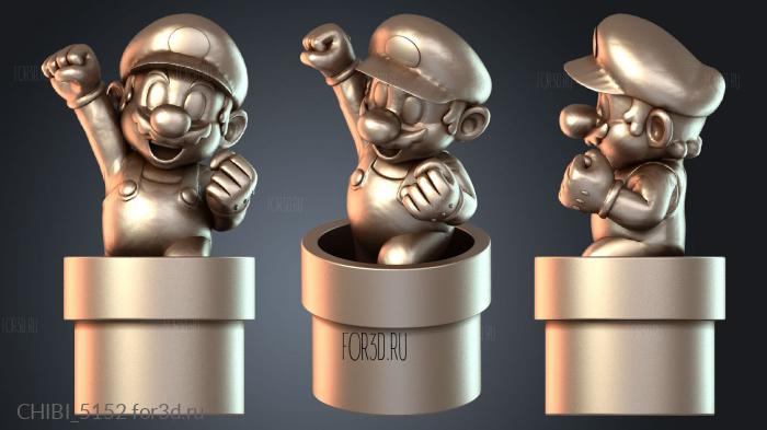 CHIBI_5152 stl model for CNC