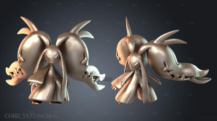 CHIBI_5172 stl model for CNC