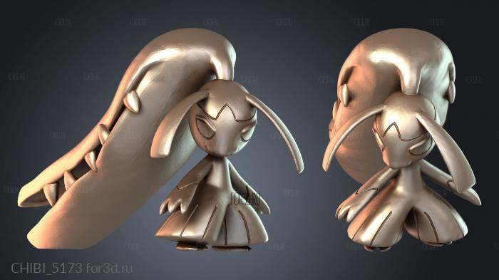 CHIBI_5173 stl model for CNC