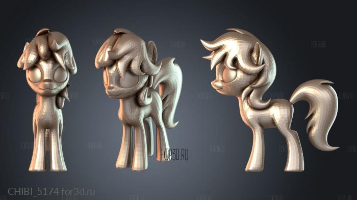 CHIBI_5174 stl model for CNC