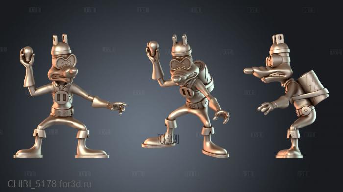 CHIBI_5178 stl model for CNC