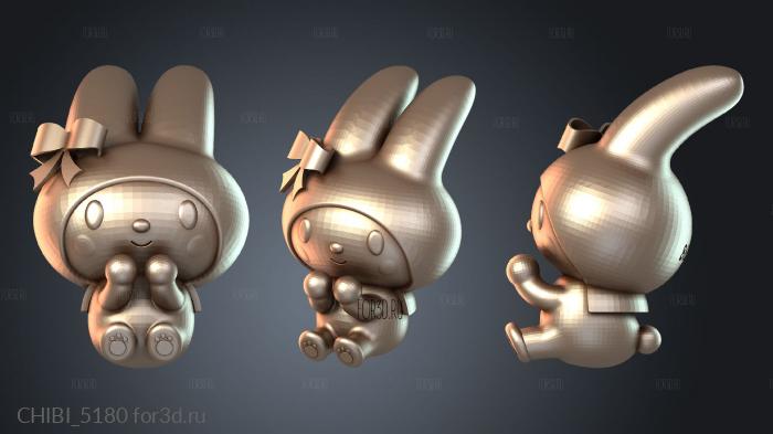CHIBI_5180 stl model for CNC