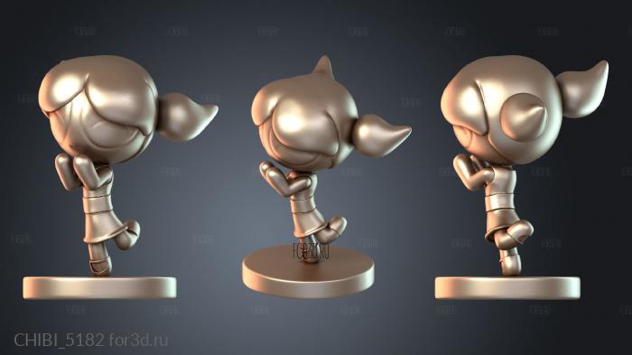 CHIBI_5182 stl model for CNC