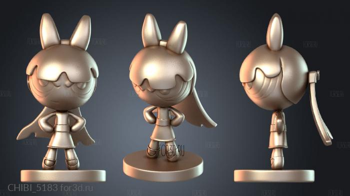 CHIBI_5183 stl model for CNC