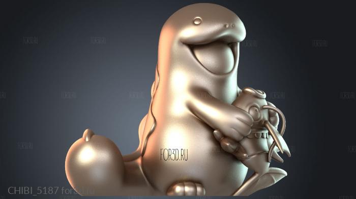 CHIBI_5187 stl model for CNC
