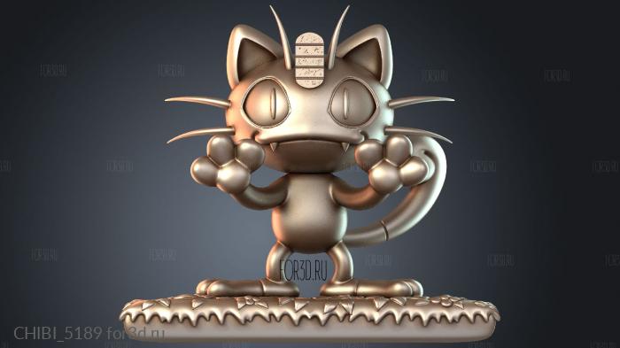 CHIBI_5189 stl model for CNC
