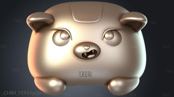 CHIBI_5193 stl model for CNC