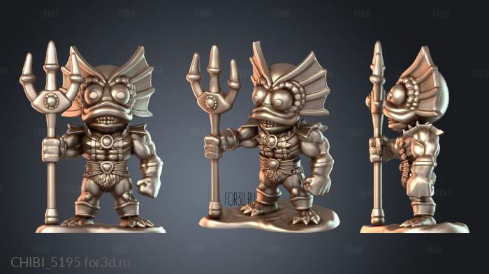 CHIBI_5195 stl model for CNC