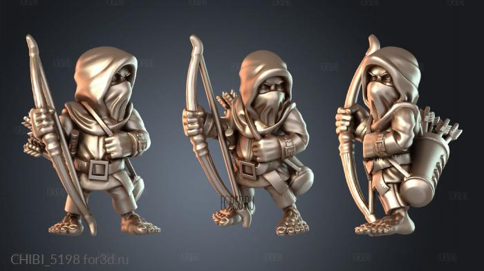 CHIBI_5198 stl model for CNC