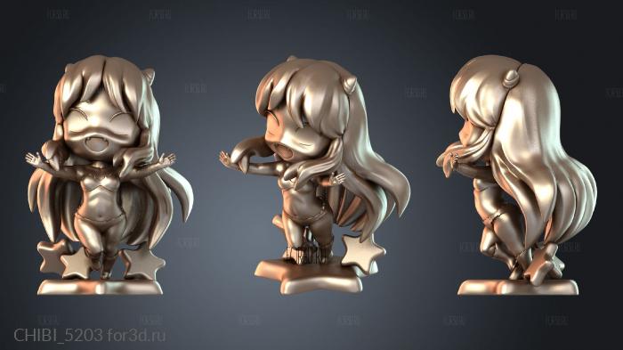 CHIBI_5203 stl model for CNC