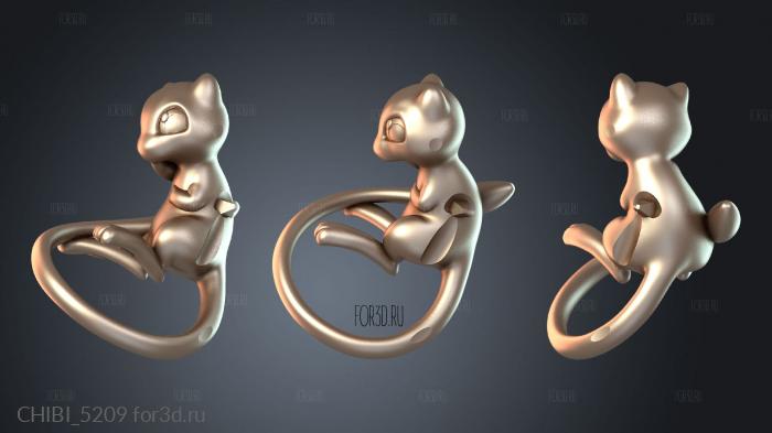 CHIBI_5209 stl model for CNC