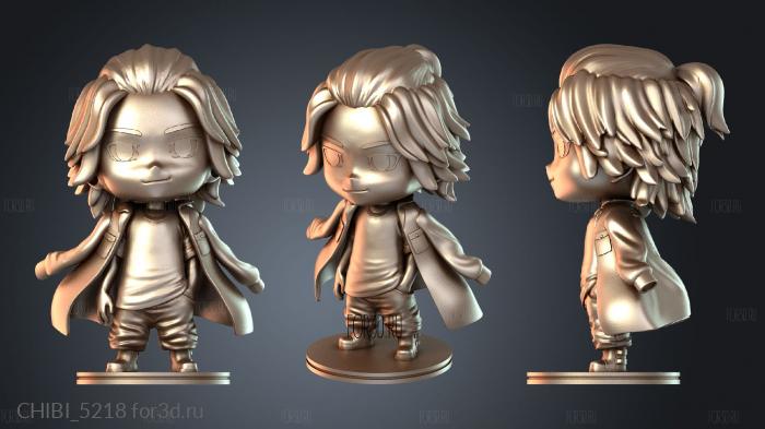 CHIBI_5218 stl model for CNC