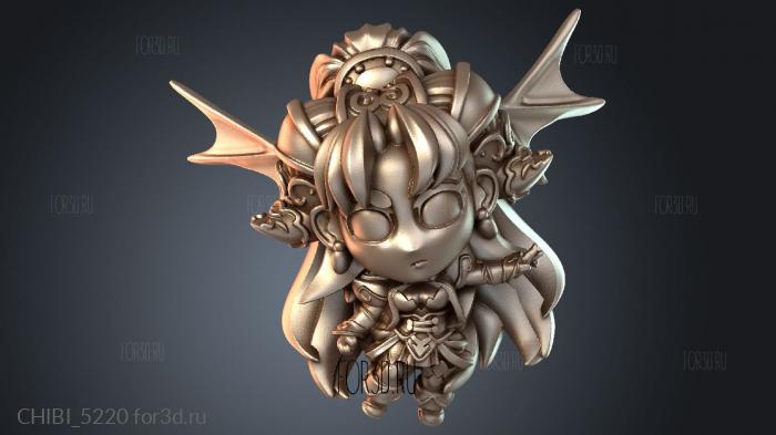 CHIBI_5220 stl model for CNC
