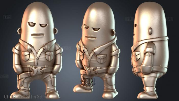 CHIBI_5226 stl model for CNC