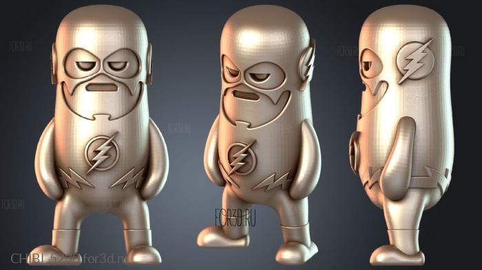 CHIBI_5230 stl model for CNC