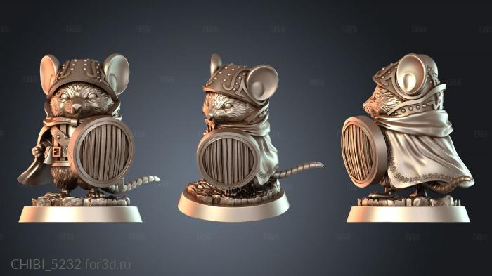 CHIBI_5232 stl model for CNC