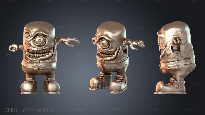 CHIBI_5237 stl model for CNC