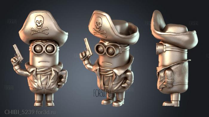 CHIBI_5239 stl model for CNC