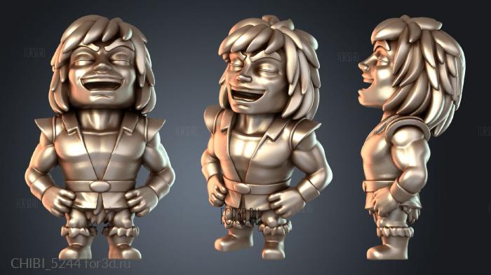 CHIBI_5244 stl model for CNC