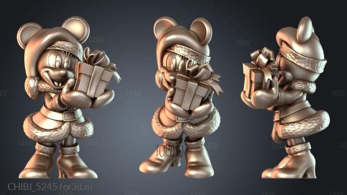 CHIBI_5245 stl model for CNC