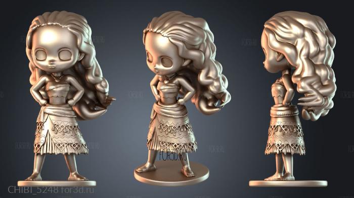 CHIBI_5248 stl model for CNC