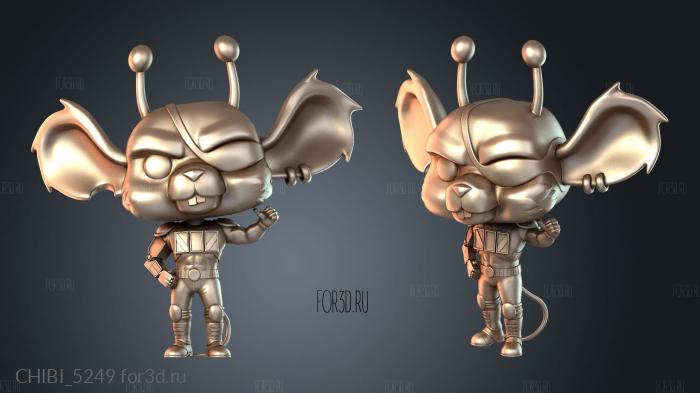 CHIBI_5249 stl model for CNC